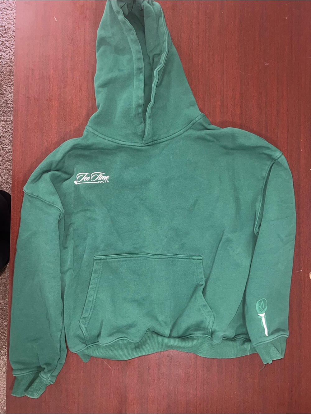 Tee Time ACTA Green Golf Pullover Hoodie - Picture 1 of 5